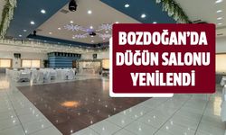 Bozdoğan’da Düğün Salonu yenilendi