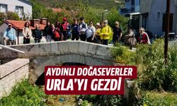 Aydınlı doğaseverler Urla’yı gezdi