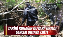 Tarihi konağın duvarı yıkıldı, gerçek ortaya çıktı