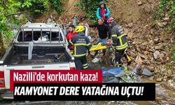 Nazilli'de korkutan kaza: 2 yaralı