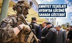 Emniyet teşkilatı Aydın'da gücünü sahada gösterdi