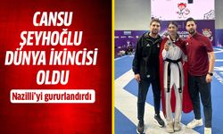 Cansu Şeyhoğlu dünya ikincisi oldu