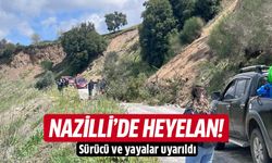 Nazilli'de heyelan!