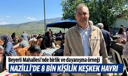 Nazilli’de 8 bin kişilik keşkek hayrı yapıldı