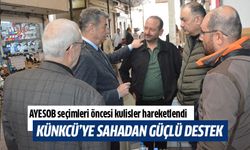 Künkcü’ye sahadan güçlü destek
