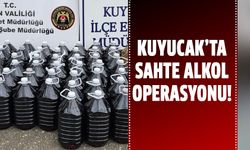 Kuyucak'ta sahte alkol operasyonu!