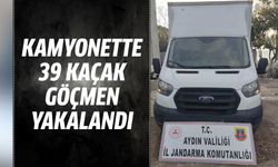 Kamyonette 39 düzensiz göçmen yakalandı