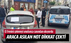El frenini çekmeyi unutunca canından oluyordu