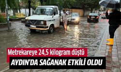 Aydın'da sağanak etkili oldu!
