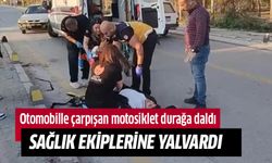 Yaralı sürücü sağlık ekipleirne yalvardı!