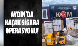 Aydın'da polisten kaçak sigara operasyonu!