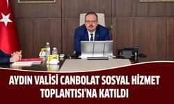 Aydın Valisi Canbolat, Sosyal Hizmet Toplantısı'na katıldı