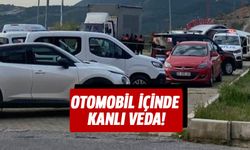 Otomobil içinde kanlı veda!