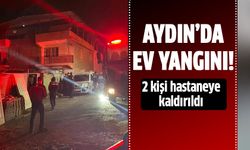 Aydın’da ev yangını!