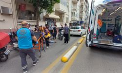 Karşı şeride geçen otomobil ile motosiklet çarpıştı: 1 yaralı