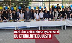 Nazilli'de 22 ülkenin 58 eşsiz lezzeti bu etkinlikte buluştu