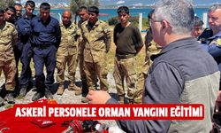 Askeri personele orman yangını eğitimi