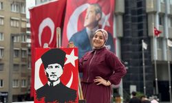 Nazilli’de genç ressamdan Atatürk’e anlamlı saygı duruşu