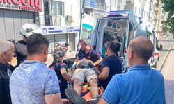 Kamyonetin çarptığı yaya yaralandı
