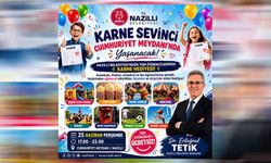 Nazilli Belediyesi’nden öğrencilere karne hediyesi