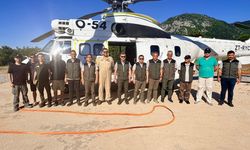 Yangın söndürme helikopteri göreve hazır