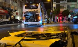 Nazilli’de korkutan otobüs kazası