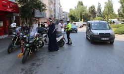 Aydın’da motosiklet sürücüleri denetlendi