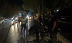 Ağır yaralanan motosiklet sürücüsü hastaneye kaldırıldı
