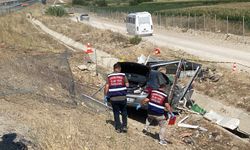 Aydın’da korkunç kaza.. Otoyol bekçisi olay yerinde hayatını kaybetti