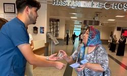 Nazilli Devlet Hastanesi'nde aşırı sıcaklara karşı farkındalık standı açıldı