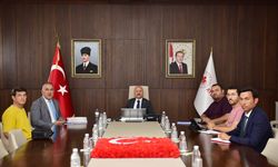 Vali Varol, yeni stadyumun yapım süreci hakkında bilgi aldı