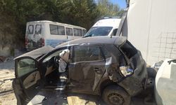Trafik kazasında 2 yaralı