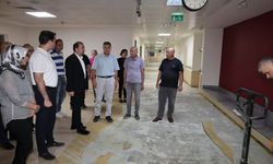 Aydın Atatürk Devlet Hastanesi’nin yeni hizmet binasında çalışmalar hız kazandı
