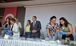 Aydın’da şekersiz lezzetler için mutfağa girdiler