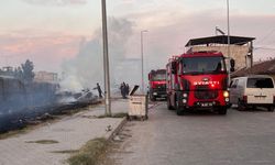 Yerleşim yerlerine yakın bölgede çıkan yangın korkuttu