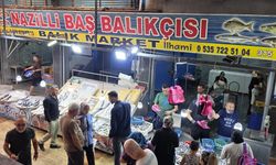 Nazilli’de balık tezgâhları şenlendi.. Balıkçı esnafından yoğun mesai
