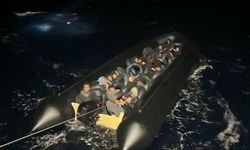 İHA tespit etti, 34 düzensiz göçmen yakalandı
