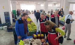 Buharkent'te pazar tezgahları denetlendi