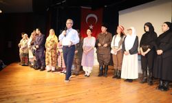 Nazilli’de “Abide-İ Aşk” tiyatro oyunu sahnelendi