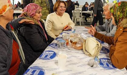 Didim'de vatandaşlar, iftar sofralarında bir araya geldi