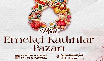 Didimli kadınlar ürünlerini halkla buluşturacak