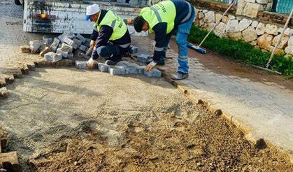 Didim Belediyesi Akbük'te saha çalışmalarını sürdürüyor