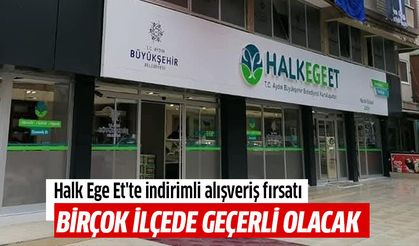 Halk Ege Et'te indirimli alışveriş fırsatı