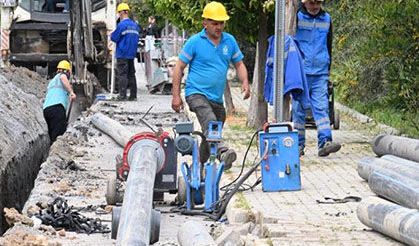 Kuşadası'nda altyapı yatırım çalışmaları sürüyor