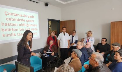 Aydın'da 18 diyabet hastası eğitimlerini tamamlayıp sertifika aldı