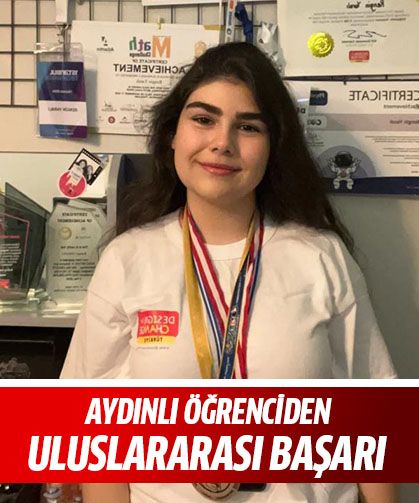 Aydınlı öğrenciden uluslararası başarı