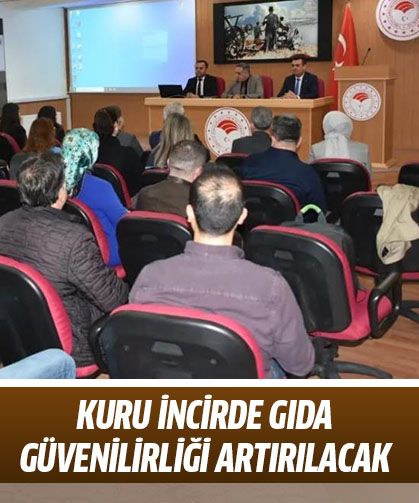 Kuru incirde gıda güvenilirliği artırılacak