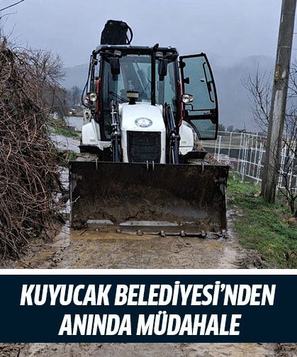 Kuyucak Belediyesi'nden anında müdahale!