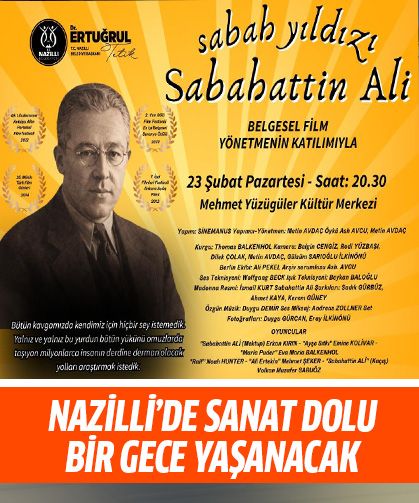 Nazilli’de sanat dolu bir gece yaşanacak