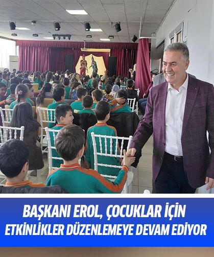 Başkan Erol: Çocuklarımızın yüzündeki tebessüm her şeye değer